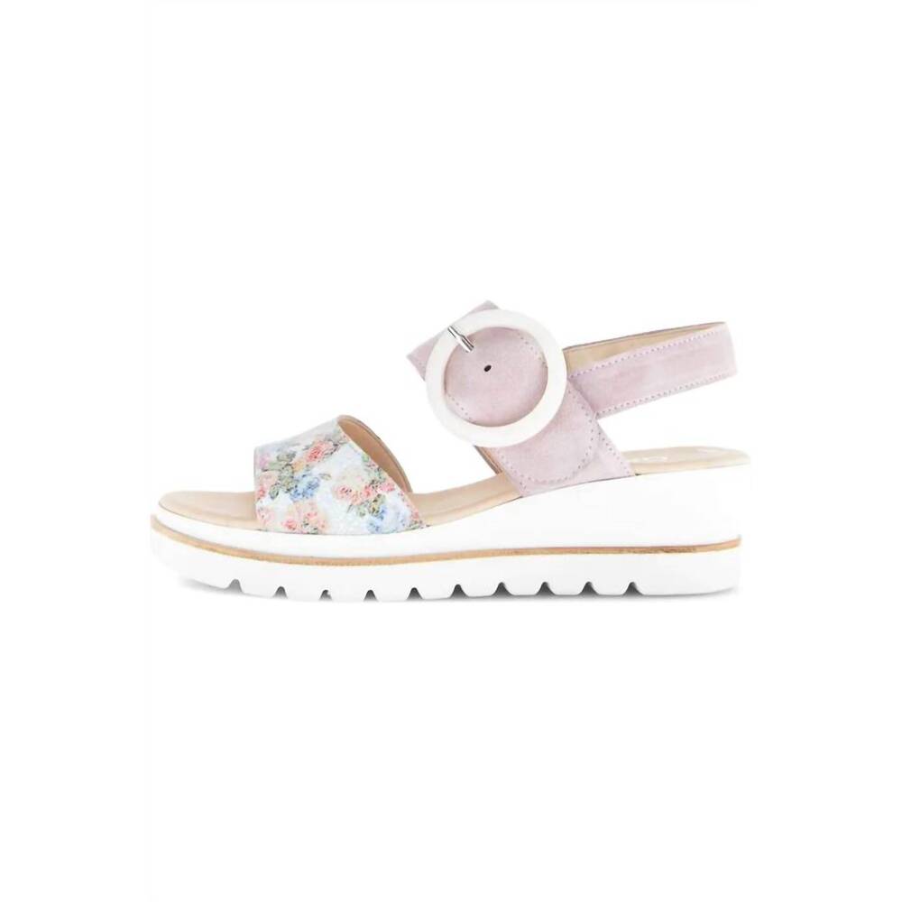 NEW GABOR women's 4.645 wedge sandal in floral